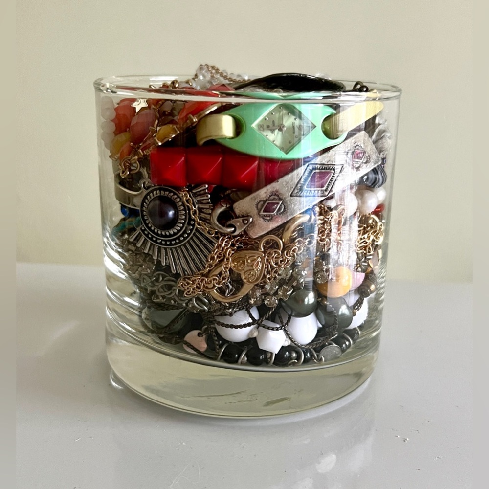 Vintage to Modern Mystery Jewelry Jar Lot.